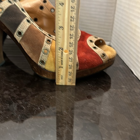 Steve Madden Luxe Multicolor, suede and leather heels - Picture 10 of 10